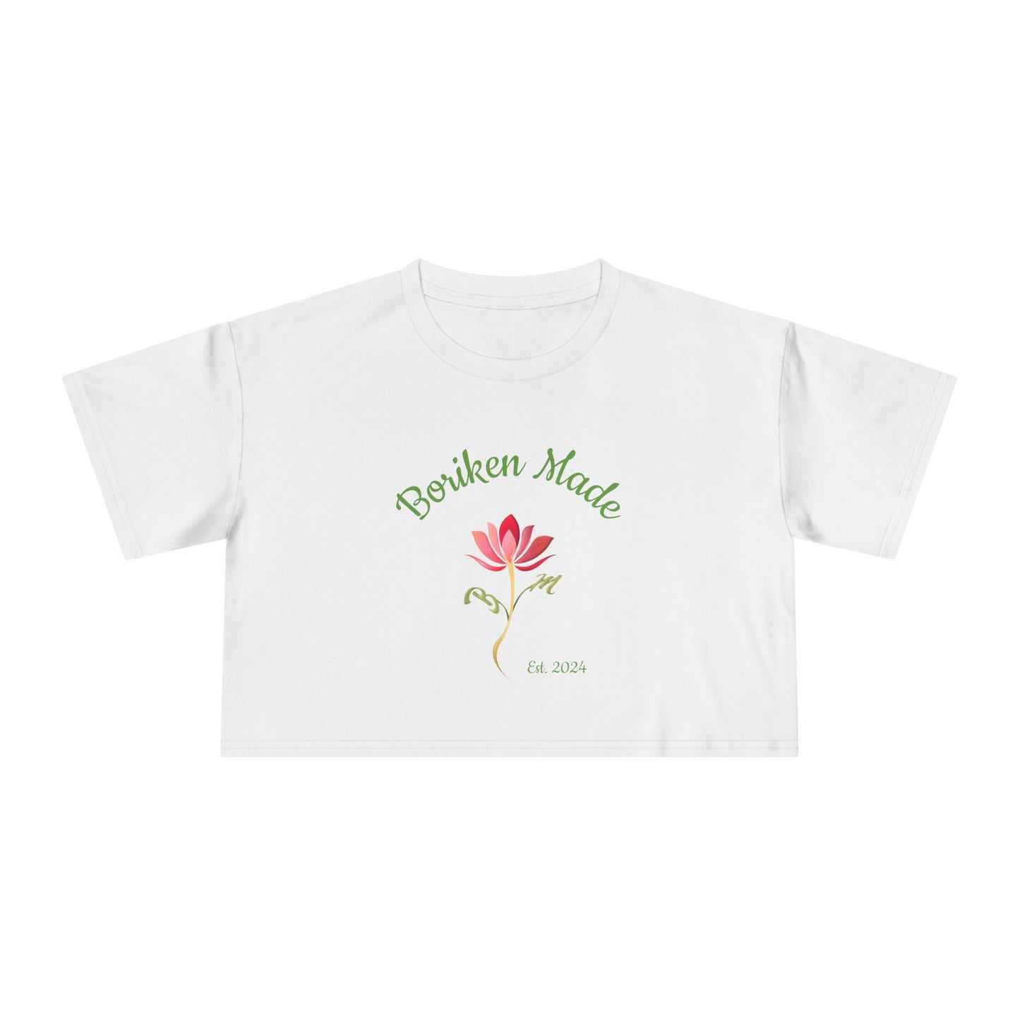 BORIKEN MADE WOMEN’S CROP TEE SHIRT