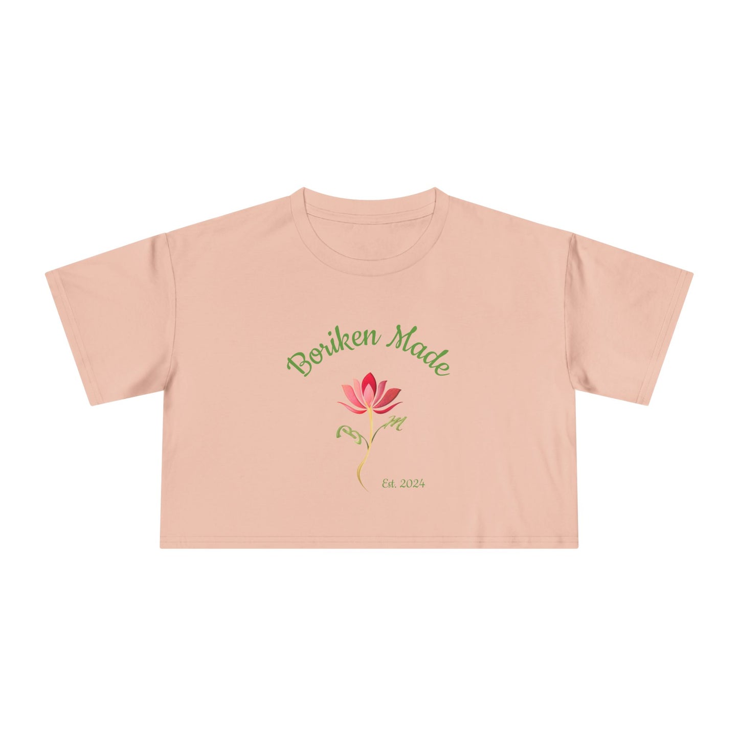 BORIKEN MADE WOMEN’S CROP TEE SHIRT