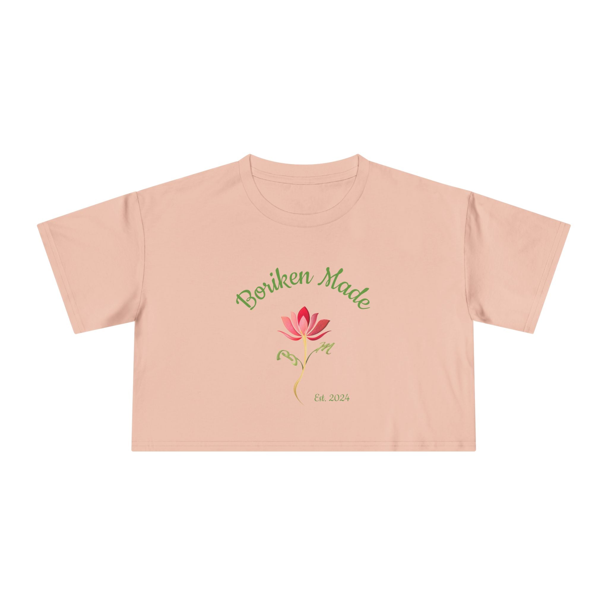 BORIKEN MADE WOMEN’S CROP TEE SHIRT