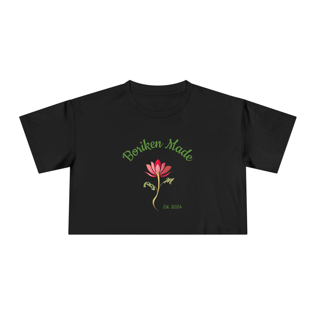 BORIKEN MADE WOMEN’S CROP TEE SHIRT