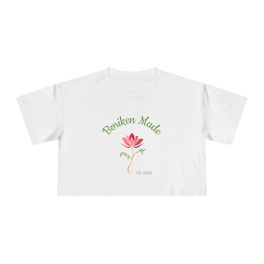 BORIKEN MADE WOMEN’S CROP TEE SHIRT
