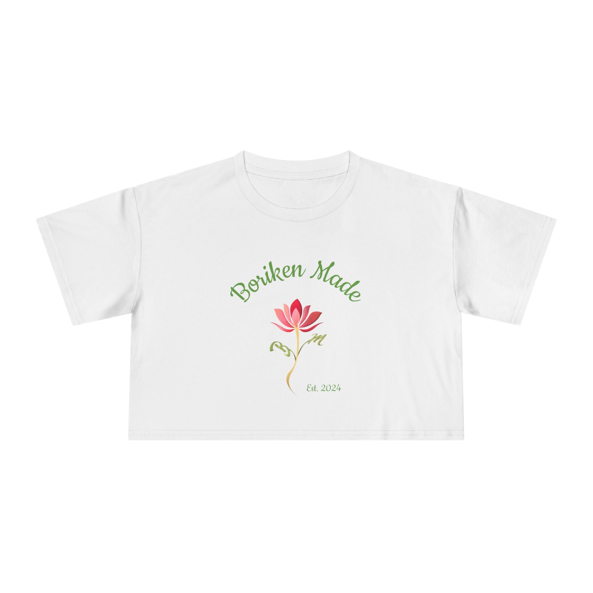 BORIKEN MADE WOMEN’S CROP TEE SHIRT