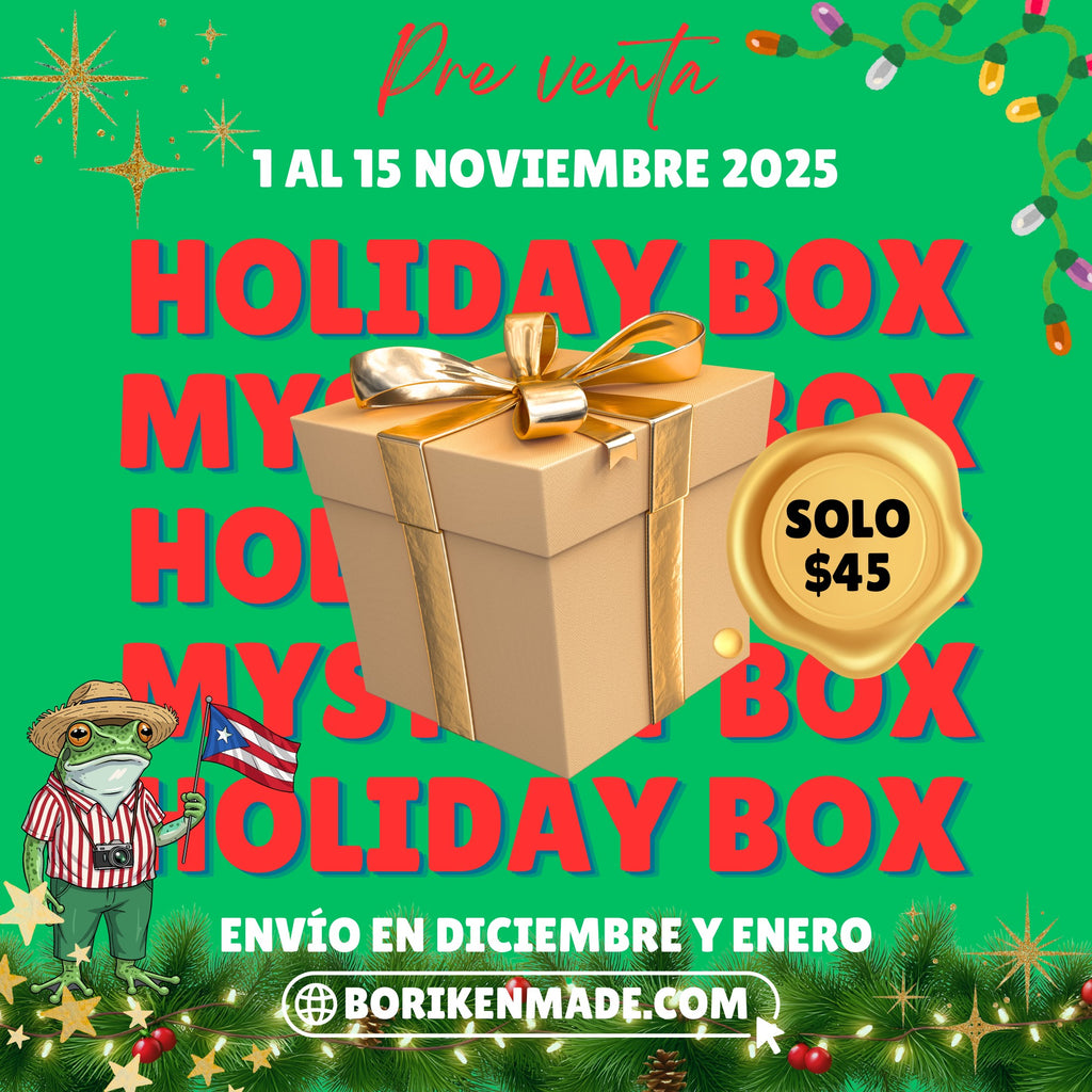 “Pre-Venta Caja de Navidad “Boriken Holiday Box"