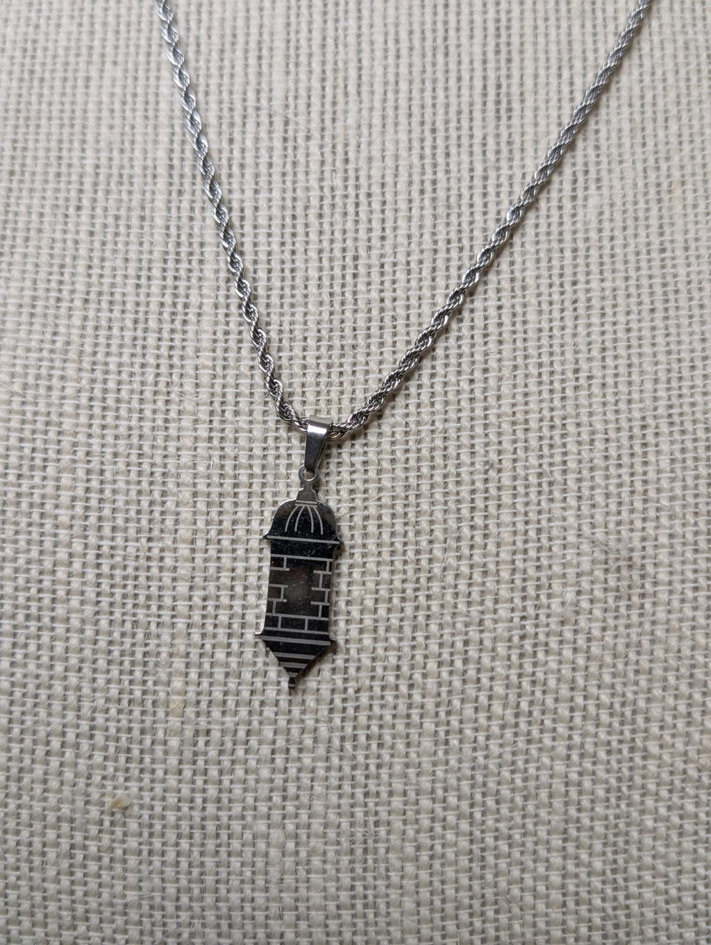 Stainless Steel "LA GARITA" Silver Necklace