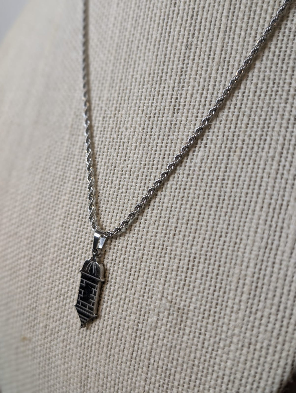 Stainless Steel "LA GARITA" Silver Necklace