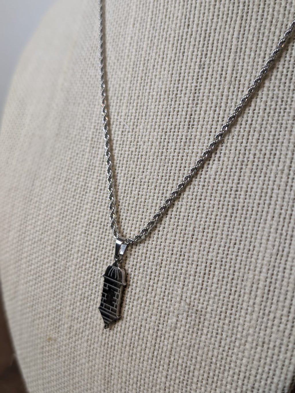 Stainless Steel "LA GARITA" Silver Necklace